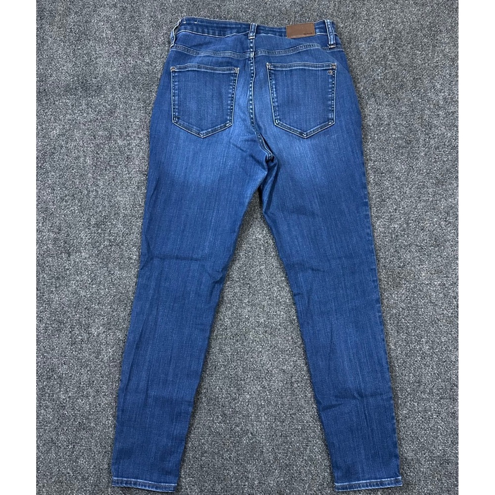 Madewell Curvy High-Rise Skinny Jeans Size 29 Medium Wash Blue Tencel Blend - Picture 2 of 8